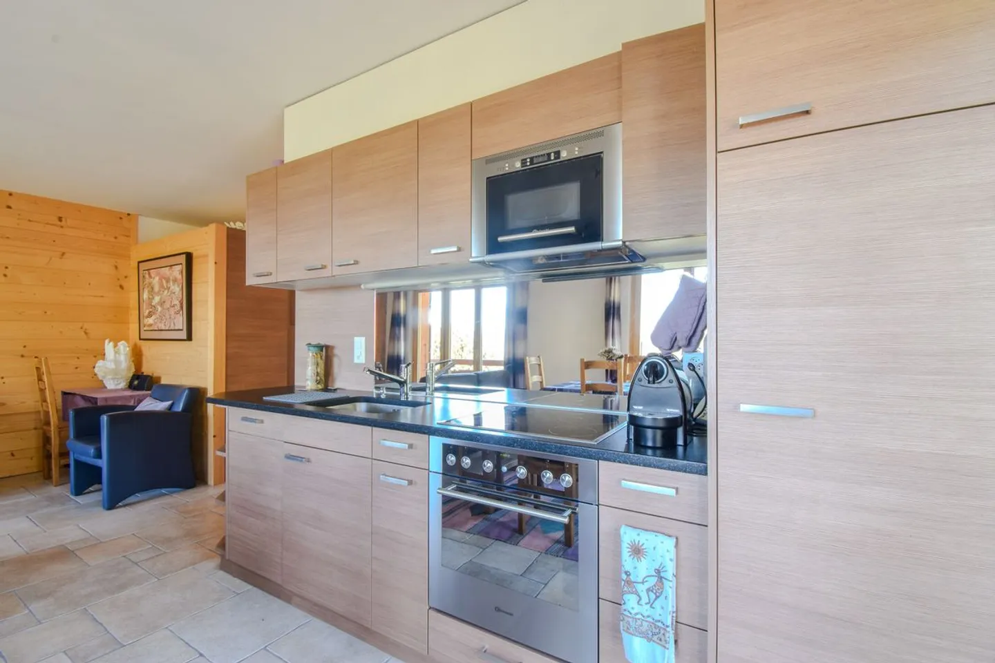 Champéry (Rumières) - Helle 3,5-Zimmer-Wohnung mit großem Balkon, Zweitwohnsitz erlaubt! - Foto 4 von 9