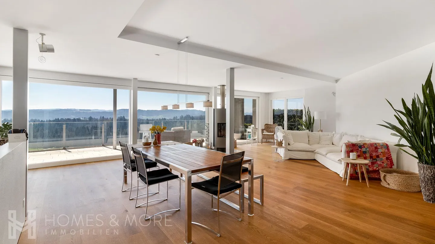 EXKLUSIVES DESIGNERHAUS MIT INFINITYPOOL UND PANORAMASICHT - Foto 1 von 5