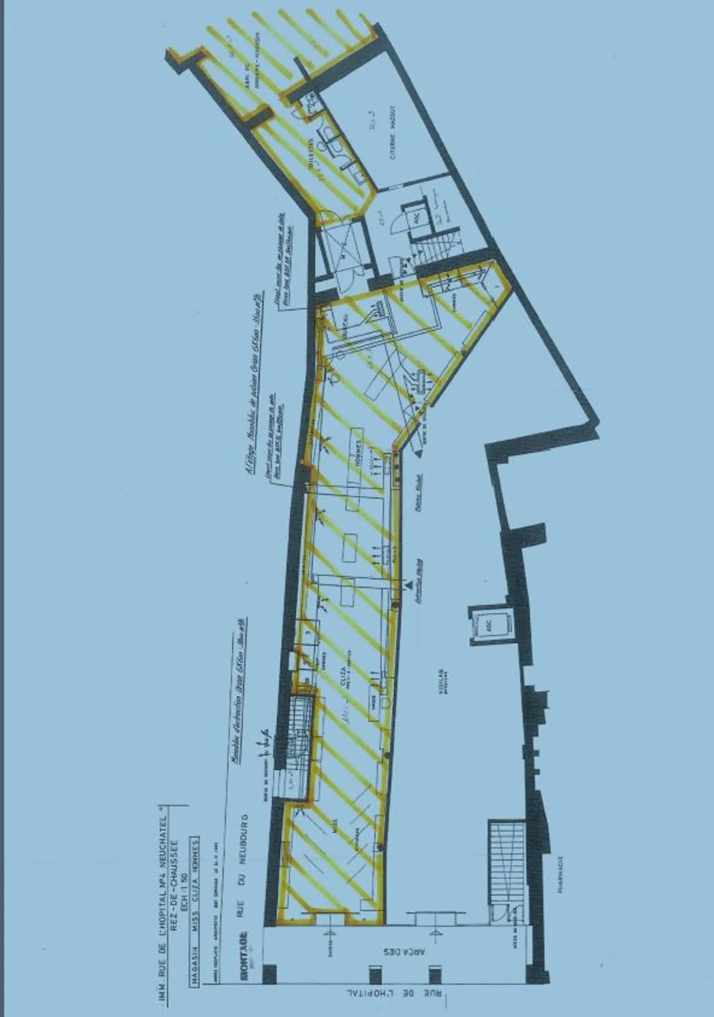 Surface commerciale au rez-de-chaussée située au centre de Neuchâtel - Photo 4 sur 5