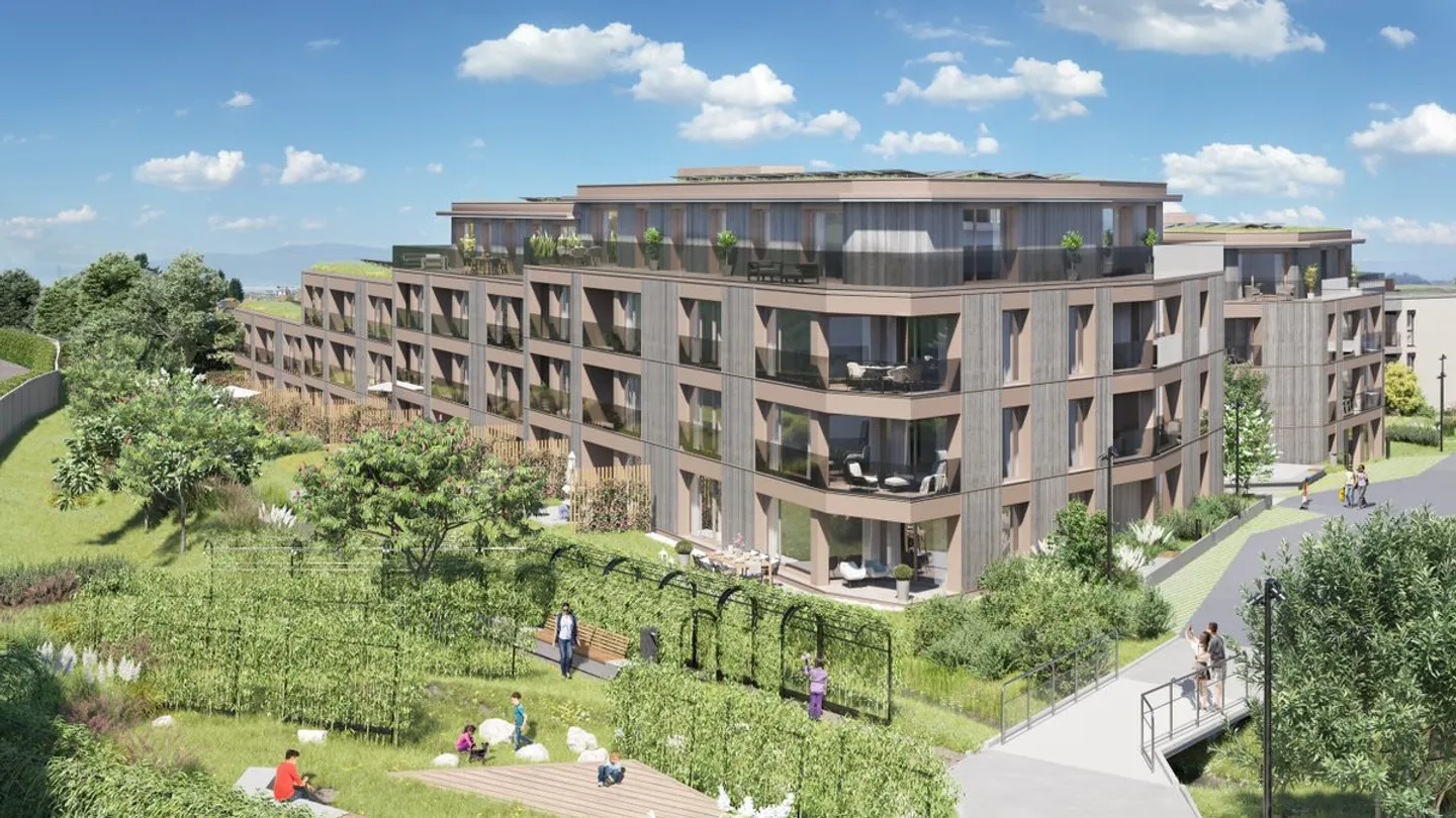 Ecoquartier à Echallens - Résidence Osiris - Magnifique 4.5 pièces très lumineux - Foto 2 von 12