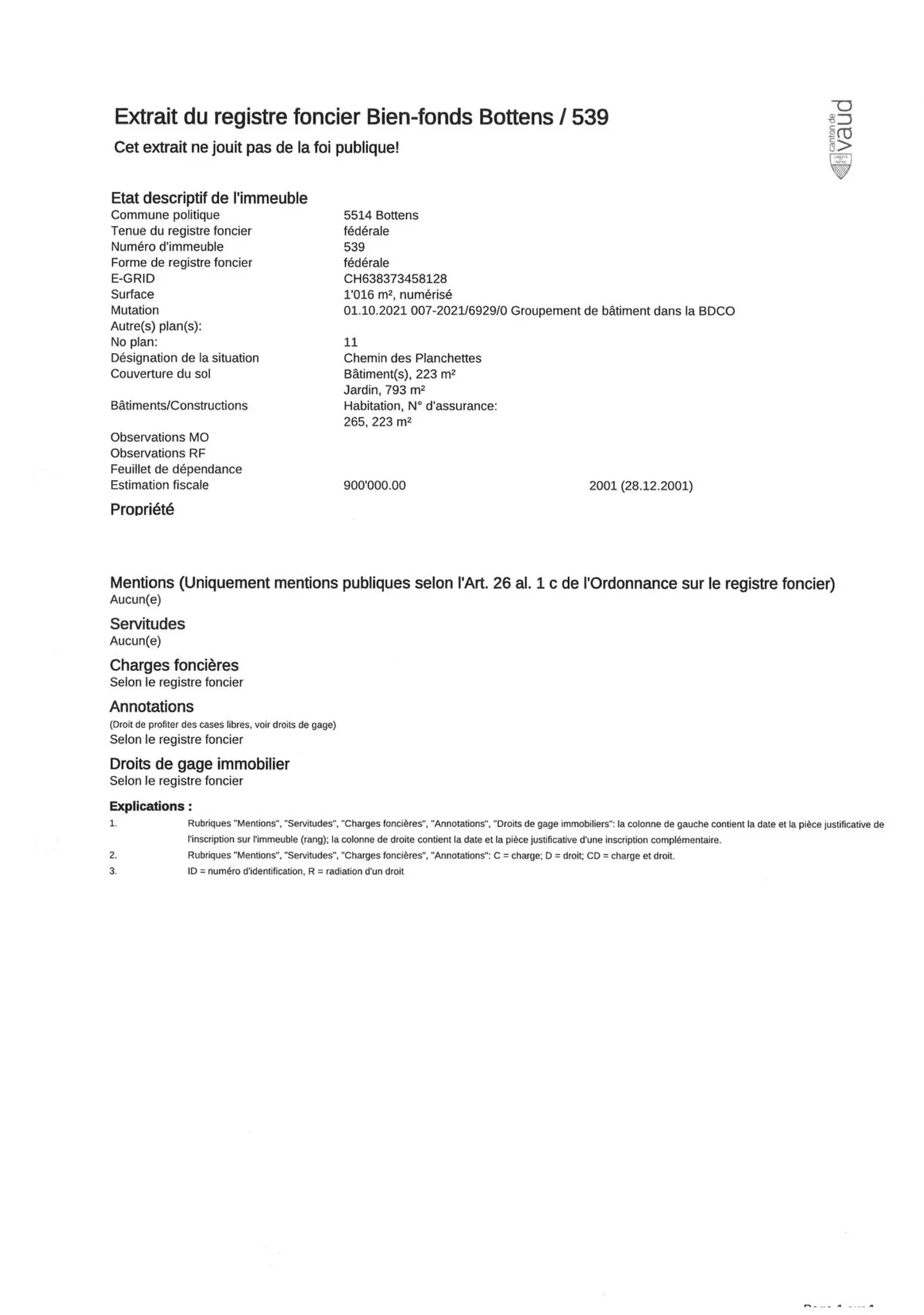 Au coeur du Gros-de-Vaud, à 15 min. de Lausanne - Foto 8 von 9