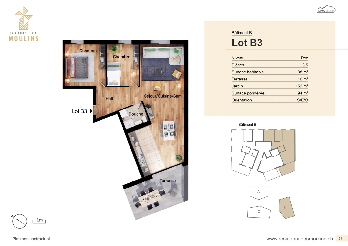 3.5 stanze con giardino di 152m2! Cantiere aperto! - Foto 5 di 13
