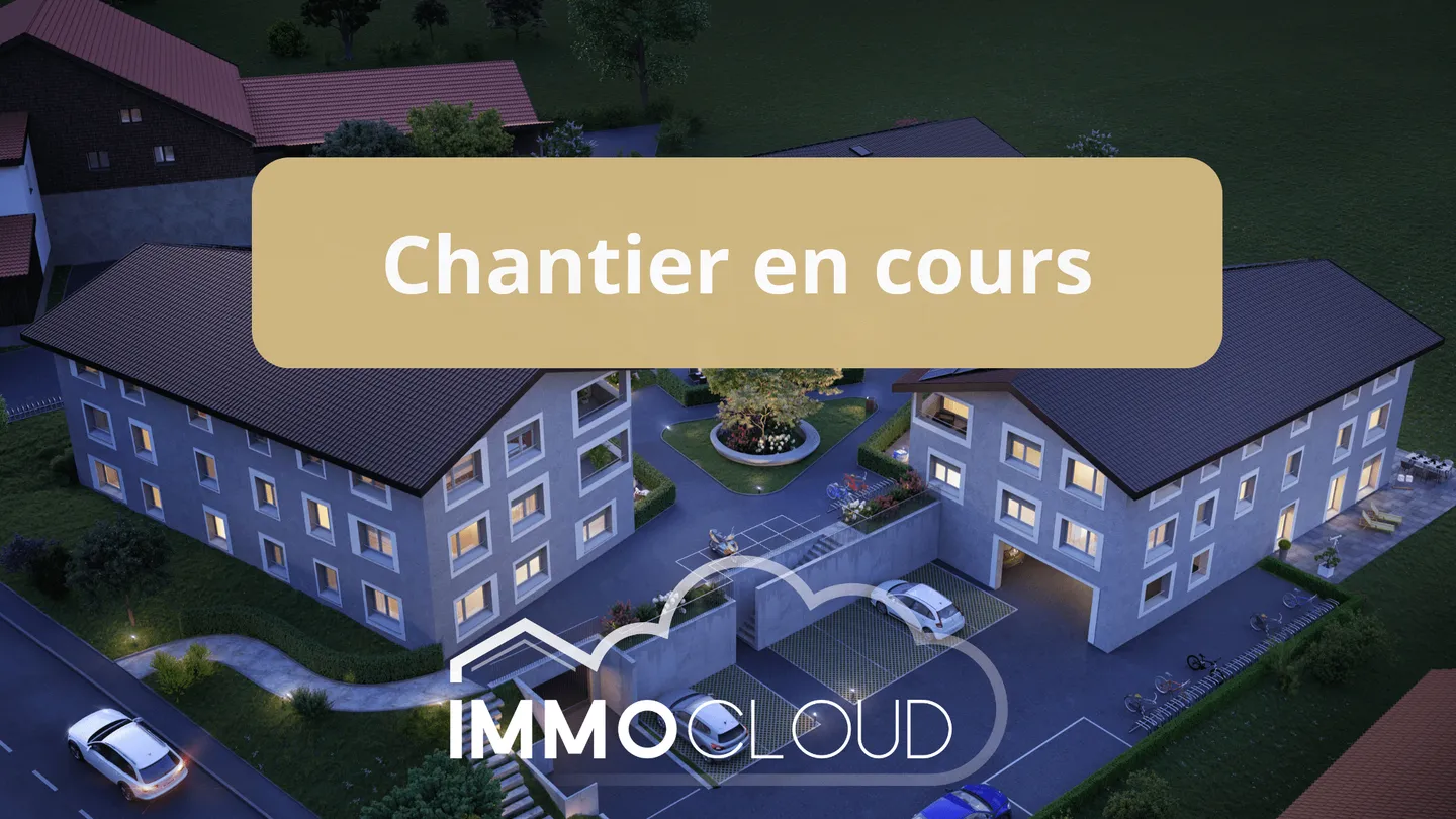 3.5 stanze con giardino di 152m2! Cantiere aperto! - Foto 1 di 13