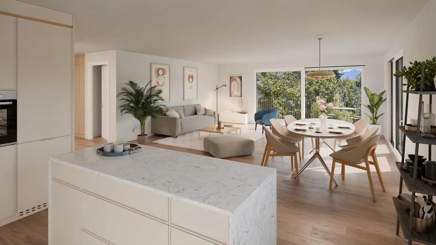 Magnifico appartamento 2,5 al piano terra! - Foto 3 di 5
