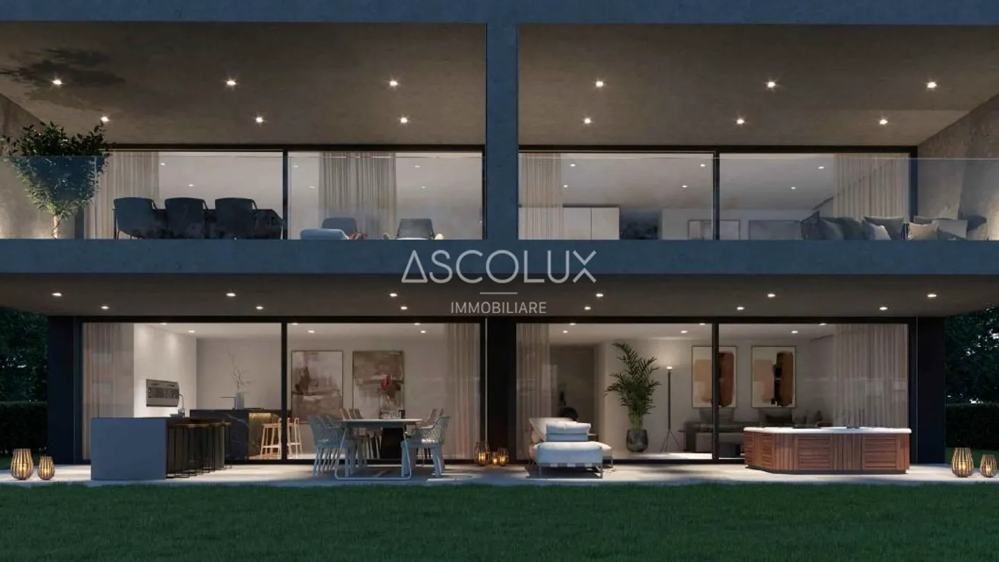 Appartement 4,5 pièces avec jardin privé et 3 places de parking incluses - Photo 1 sur 12