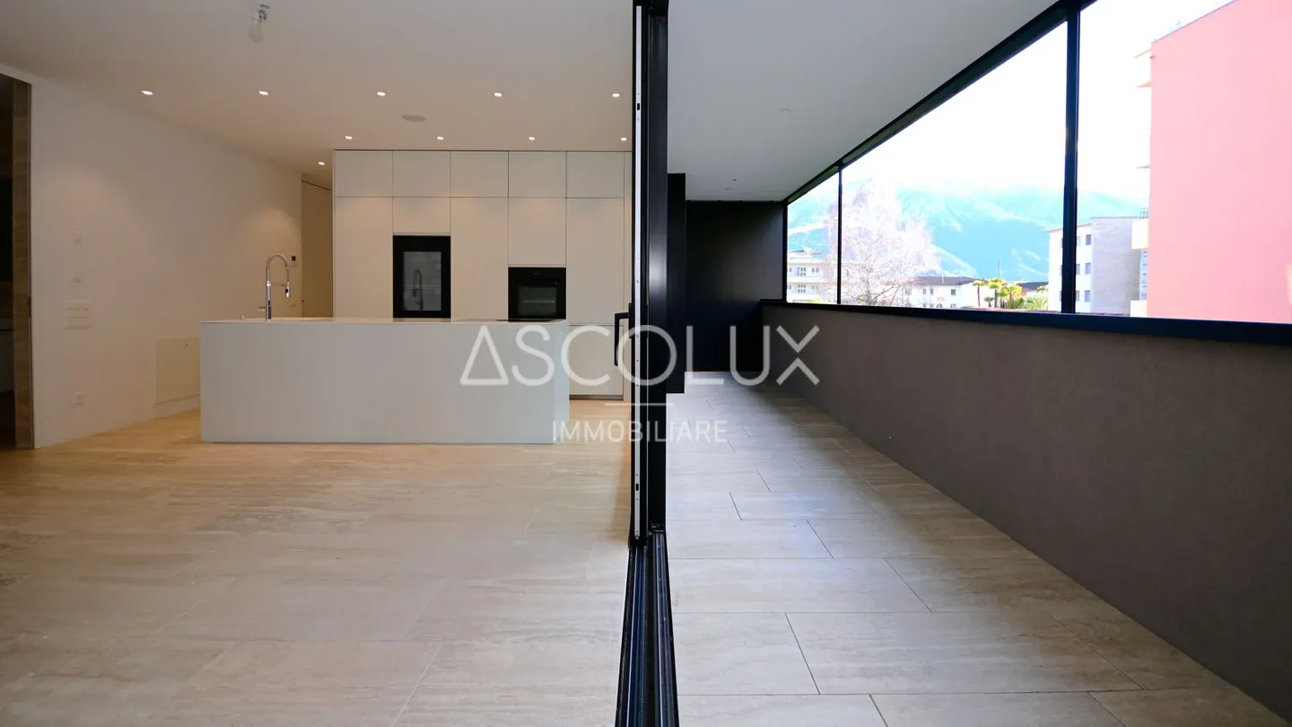 Appartement moderne de 2,5 pièces dans une résidence avec piscine extérieure chauffée et sauna - Photo 8 sur 13
