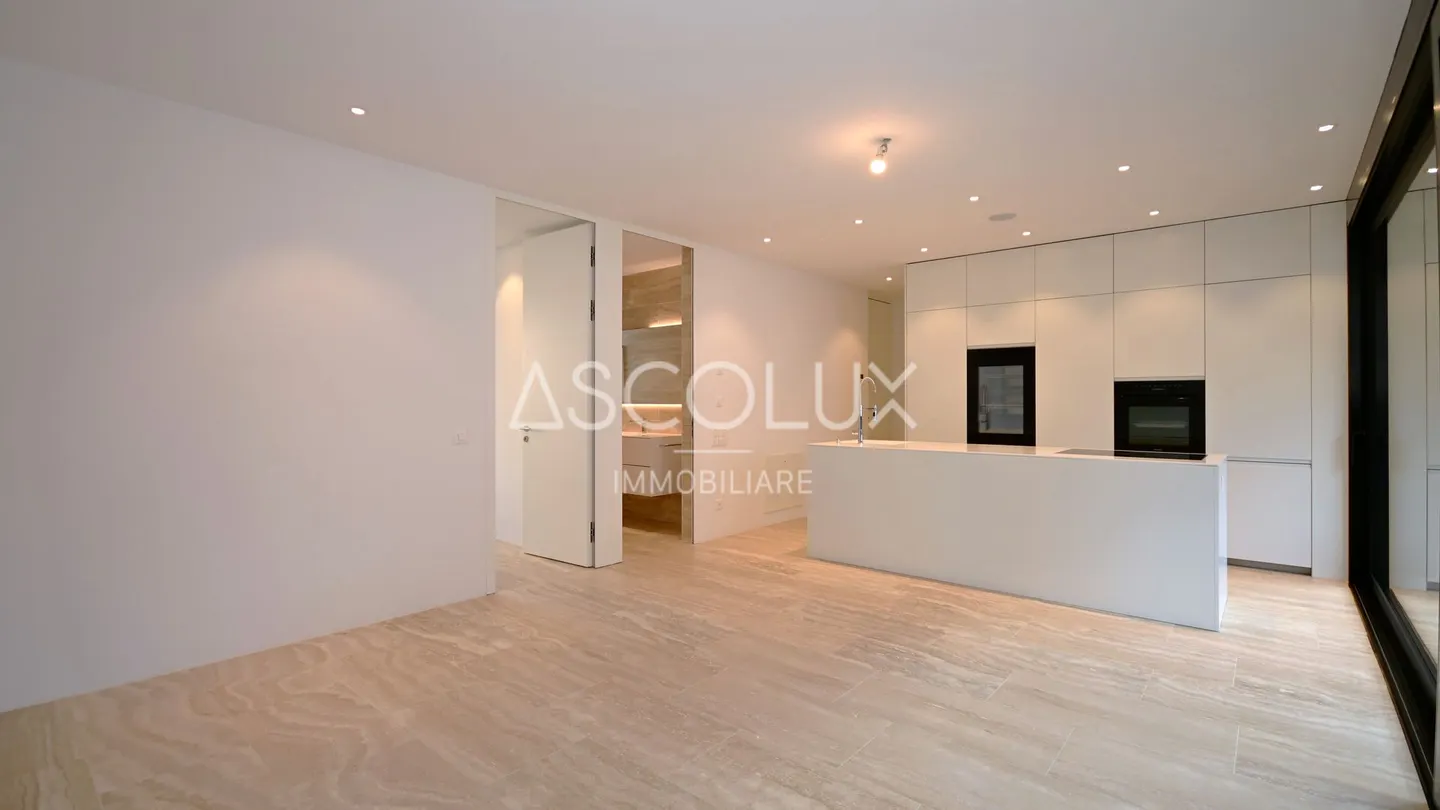 Appartement moderne de 2,5 pièces dans une résidence avec piscine extérieure chauffée et sauna - Photo 5 sur 13