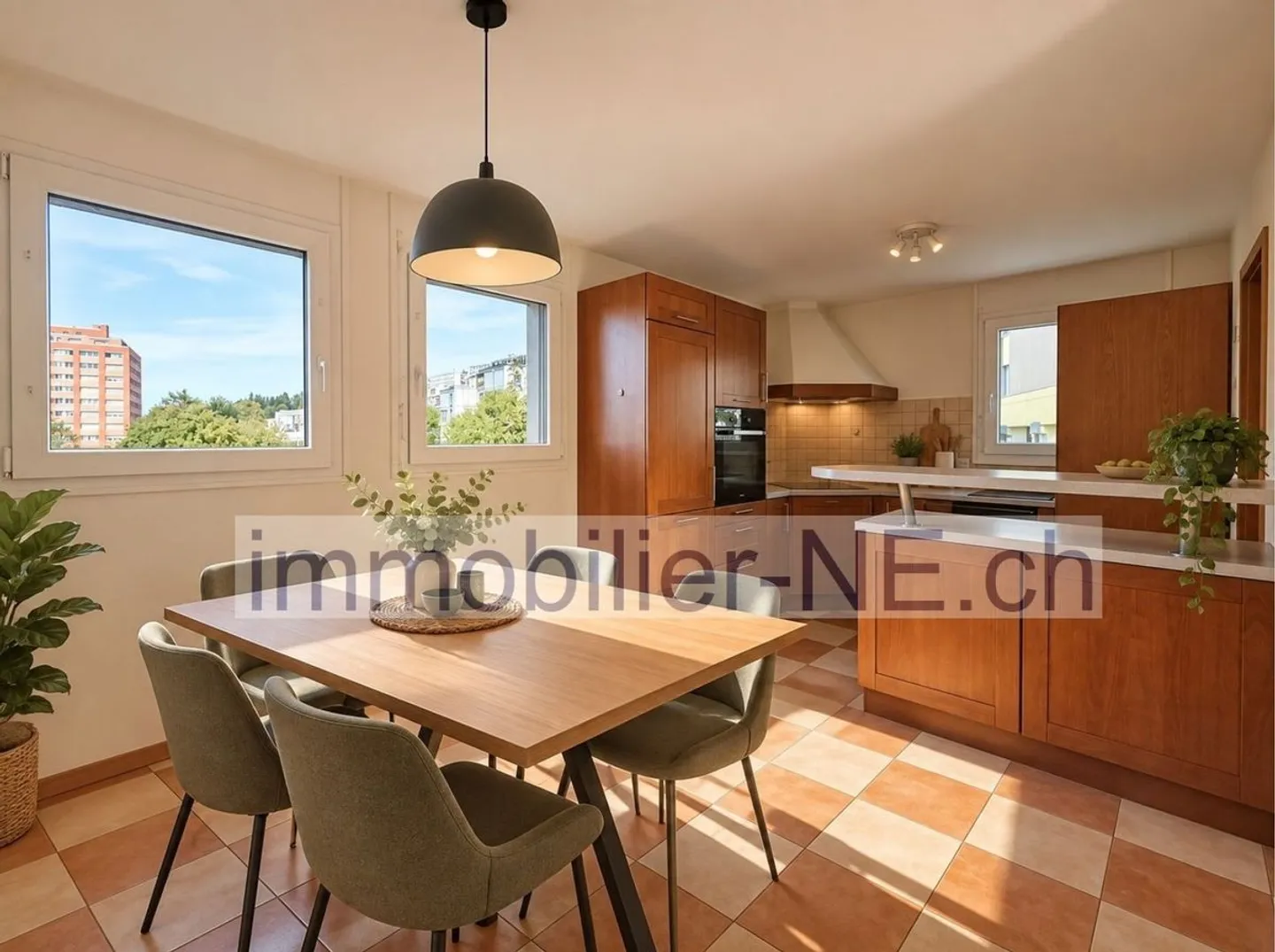 5.5-room apartment with terrace, double garage and outdoor parking space - Photo 1 of 13
