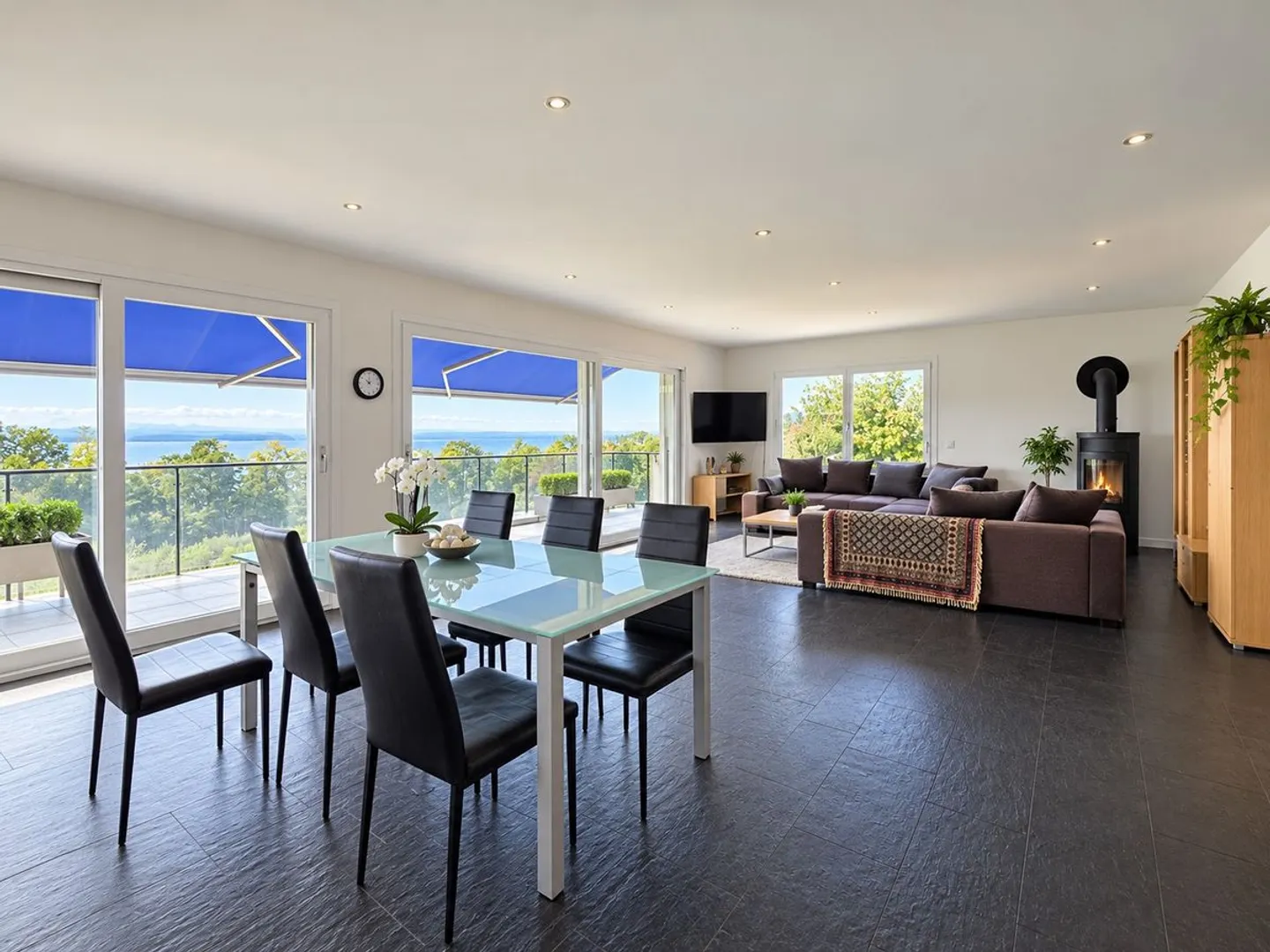 Proprietà eccezionale composta da due ville con piscina e vista sul lago - Foto 5 di 13