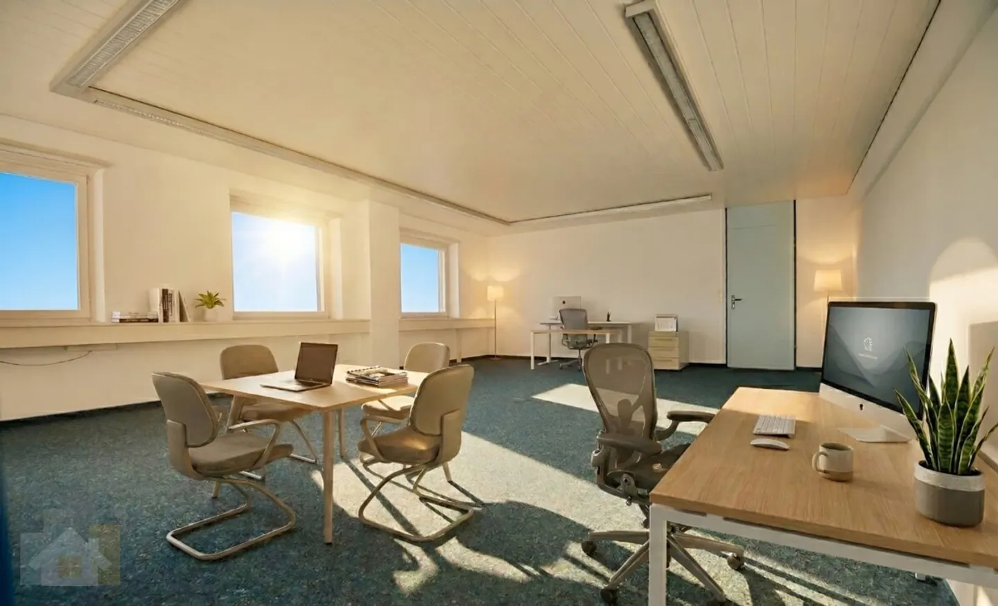 Zentrale Bürofläche am See - Foto 1 von 3