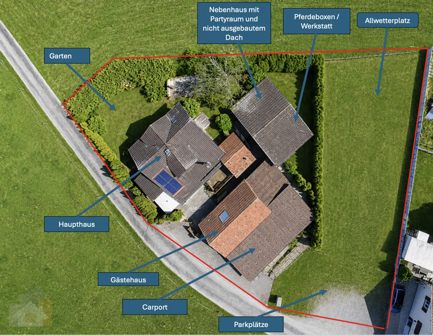 Affascinante casa di campagna con casa per gli ospiti e annesso versatile - Foto 2 di 13