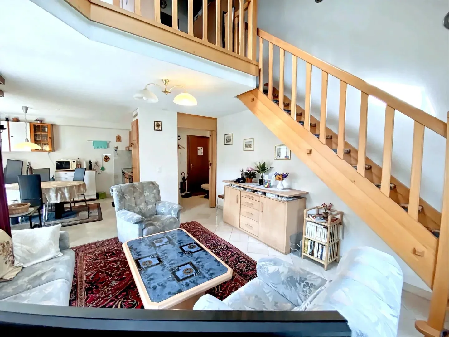 SAILLON (VS); Very beautiful duplex apartment of 3.5 rooms in the heart of the Saillon baths - Photo 13 of 13