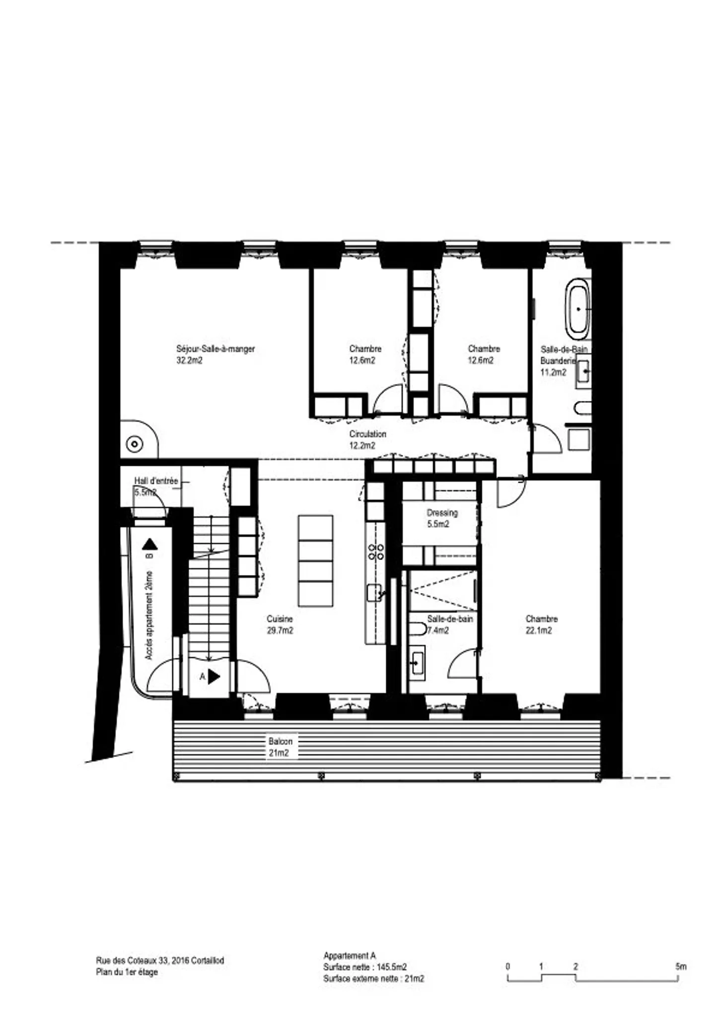 Magnifico appartamento di 4,5 locali a Cortaillod, vista lago. - Foto 7 di 7