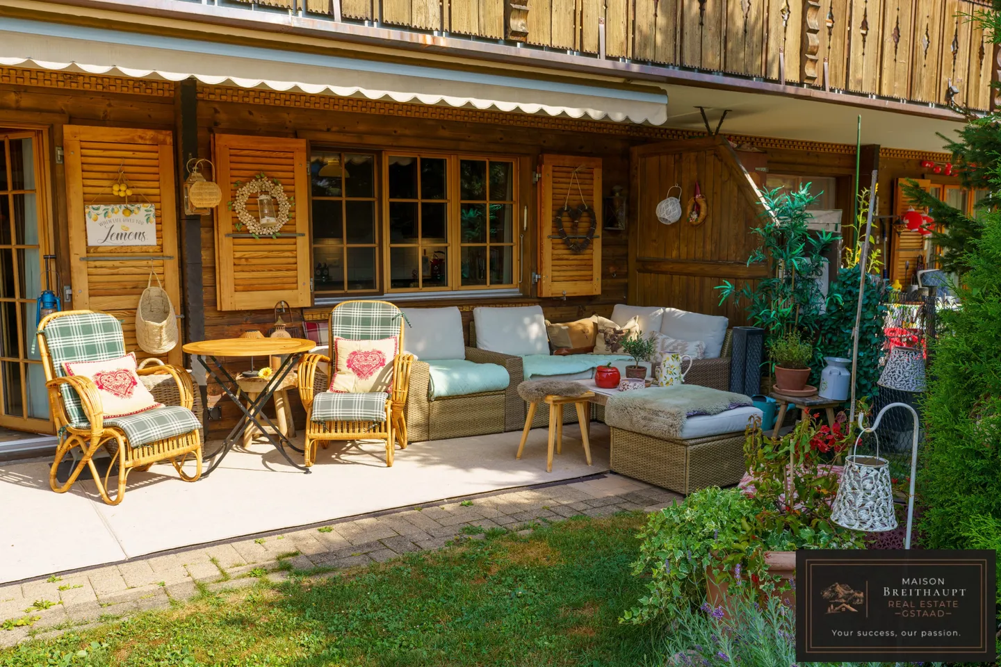 Heimelige 3.5-Zi.-Gartenwohnung mit Terrasse in Schönried - Foto 10 von 12