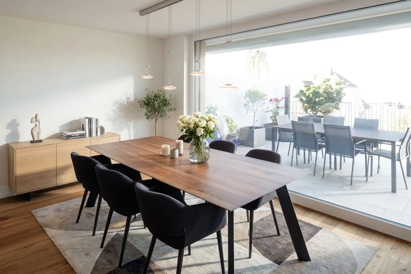 Terrassenwohnung mit Weitblick in Remetschwil - Photo 4 of 13