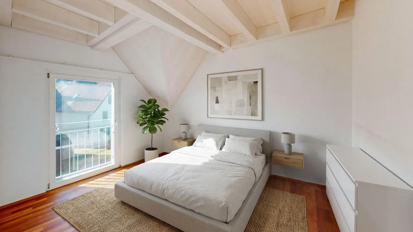 Appartamento attico di 3,5 locali con vista a Uhwiesen in vendita - Foto 7 di 13