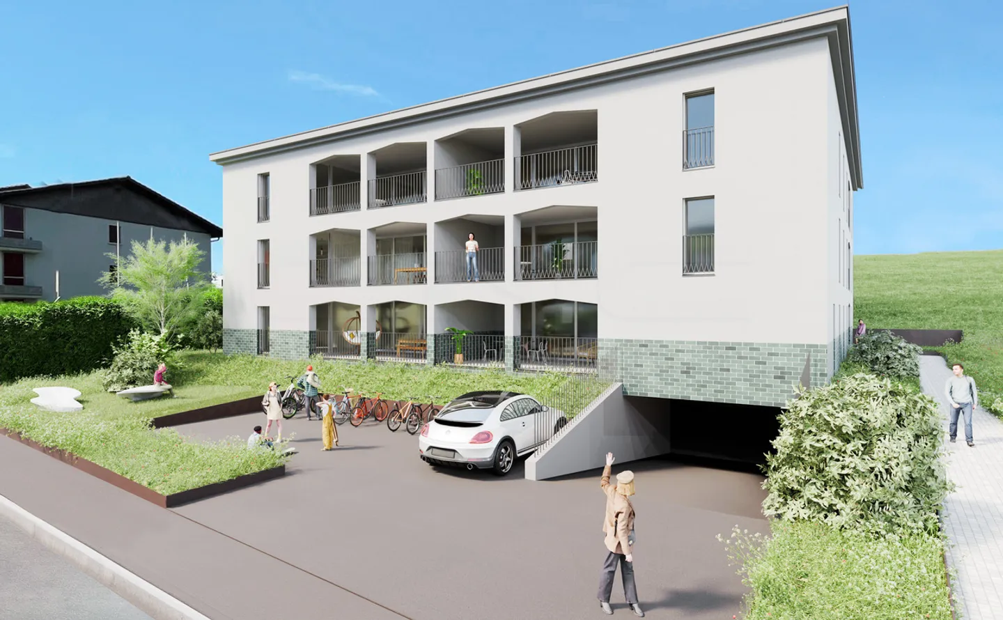 Appartement 2.5 pièces au sommet de l'immeuble ! - Photo 9 sur 12