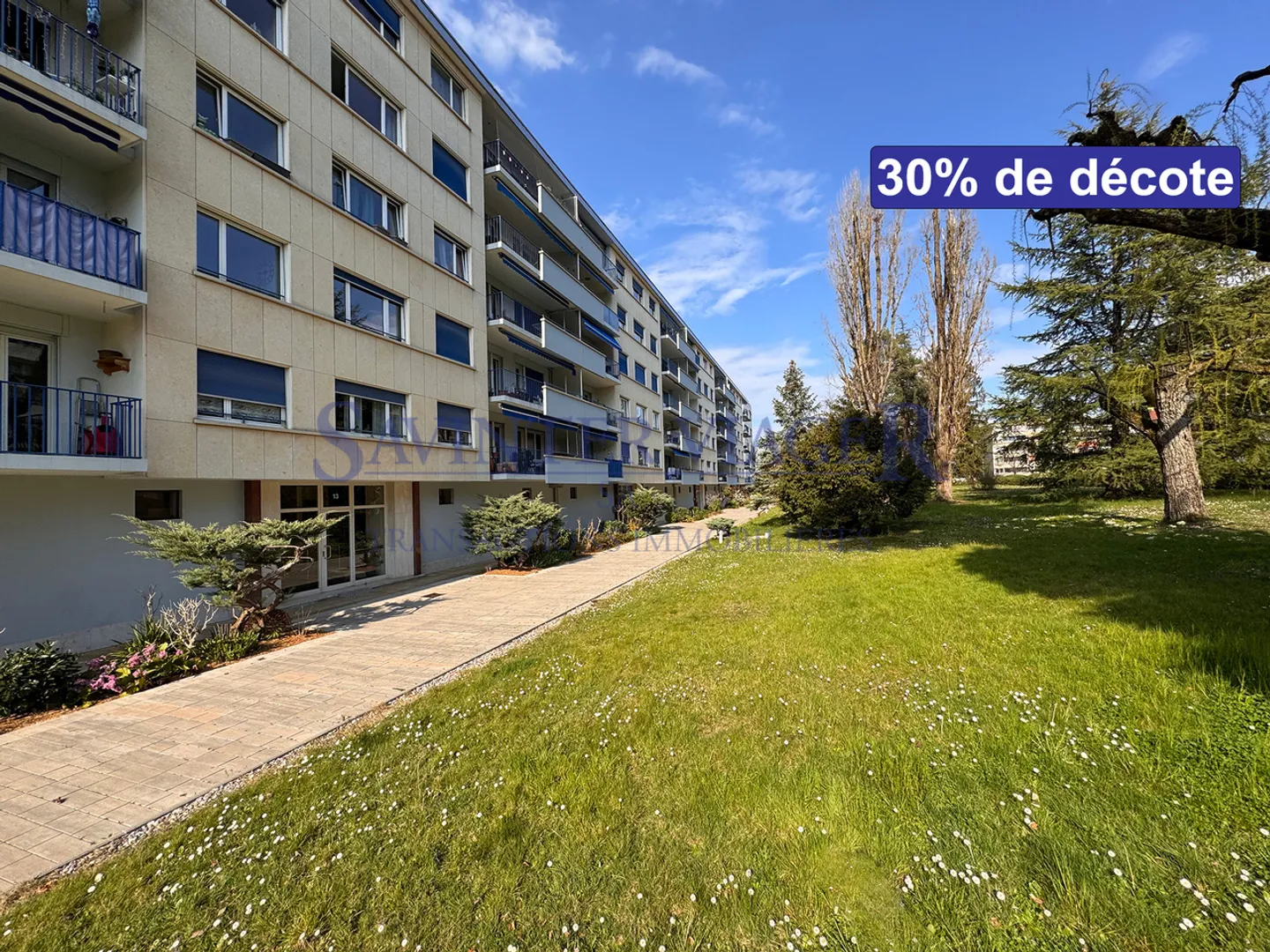 Meyrin, Helle Wohnung im obersten Stock - Besetzter Viager - Foto 1 von 13