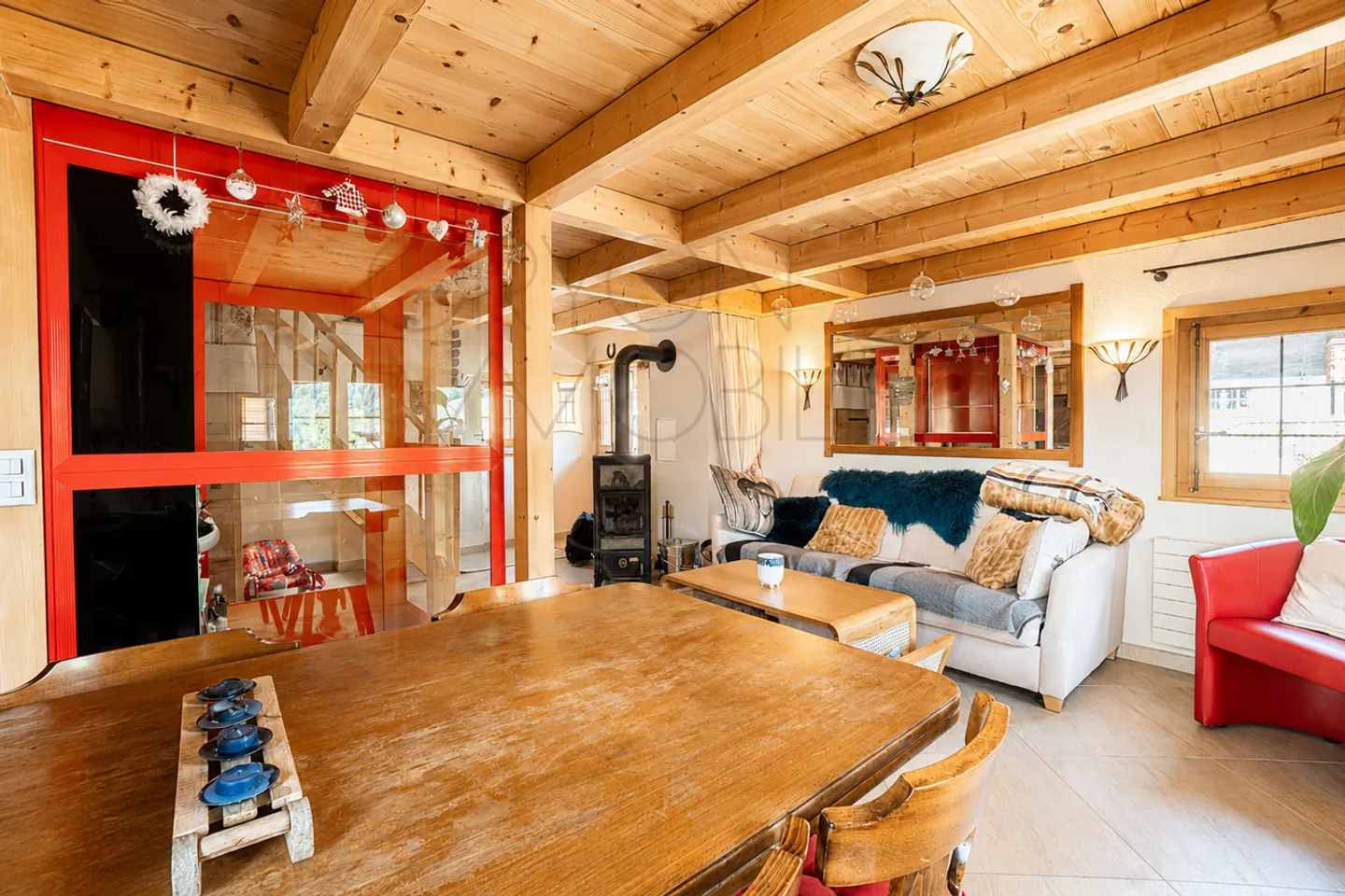 Chalet in Gryon - 110 m² fully renovated in the heart of the village - Photo 6 of 13