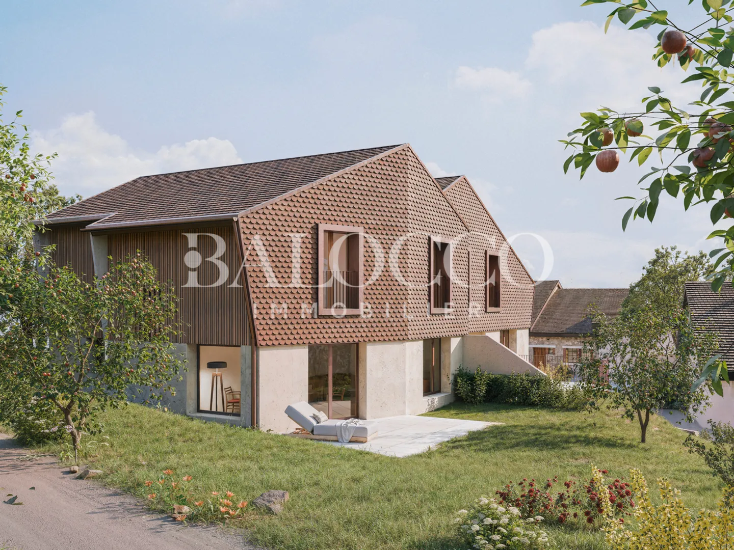 Building Permit in Force - Lot 2 - Semi-Detached Villa in the Heart of the Vaud Vineyard! - Photo 4 of 8