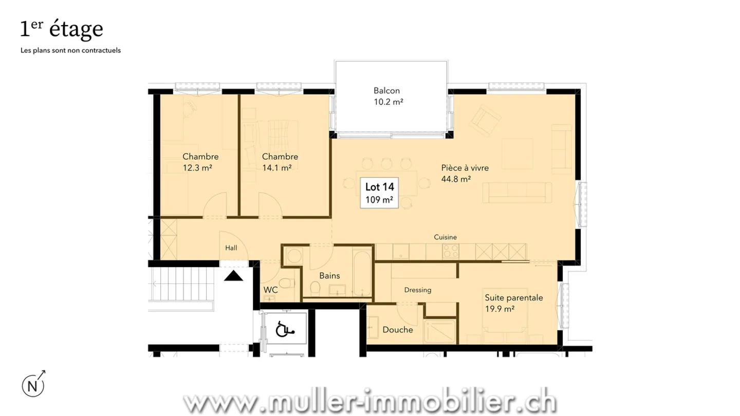 Ungehinderte Sicht, absolute Ruhe und einfache Finanzierung 5 Minuten von Romont - Foto 5 von 13