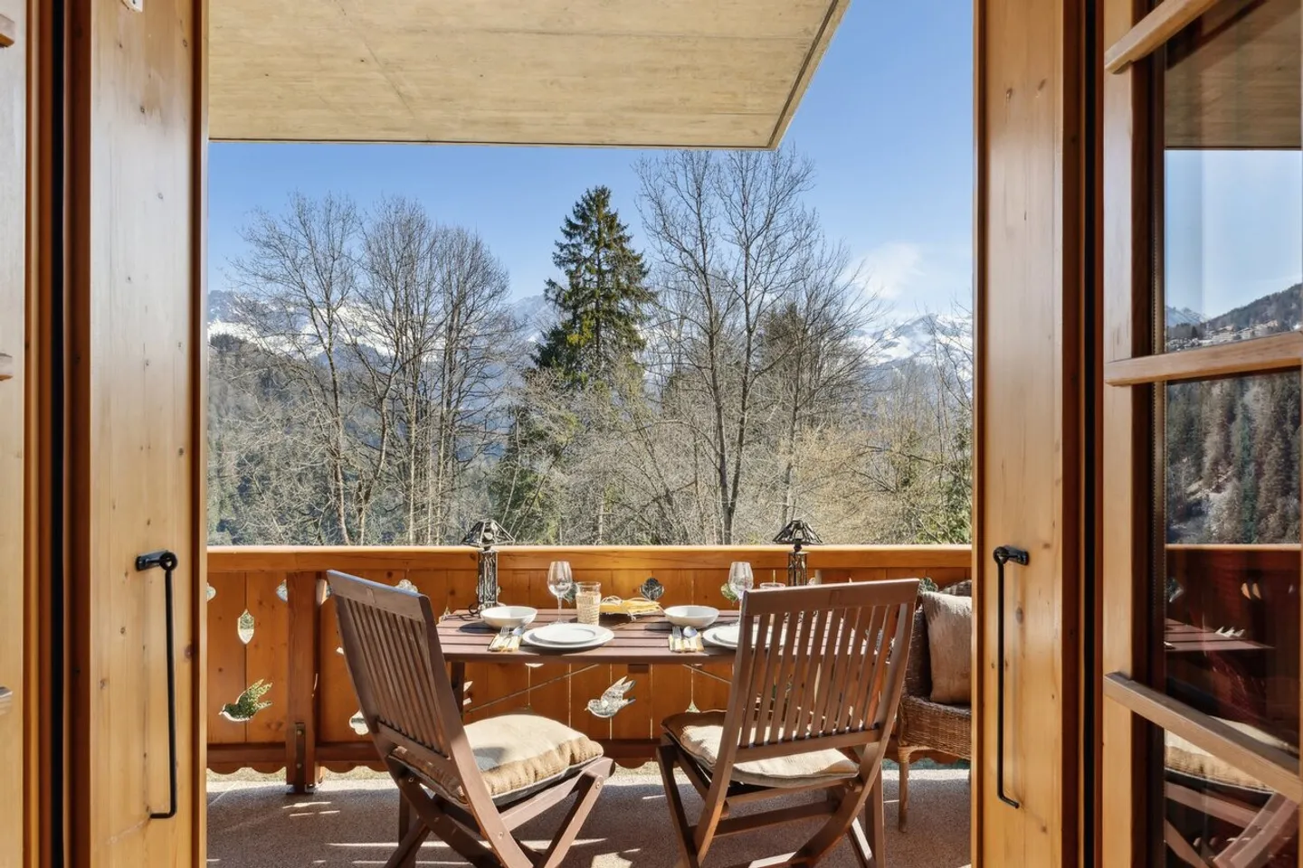 Villars 3.5p charme e comfort, vista magnifica, balcone, 2 posti auto - Foto 3 di 13