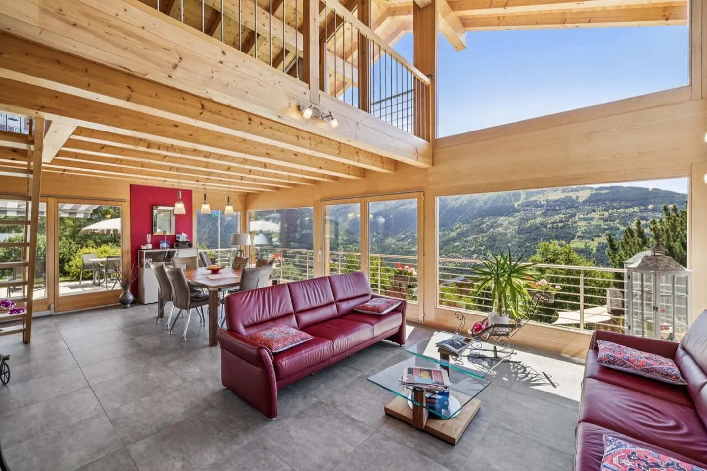 Zeitgenössisches Chalet mit Panoramablick - Hauptwohnsitz - Foto 4 von 12