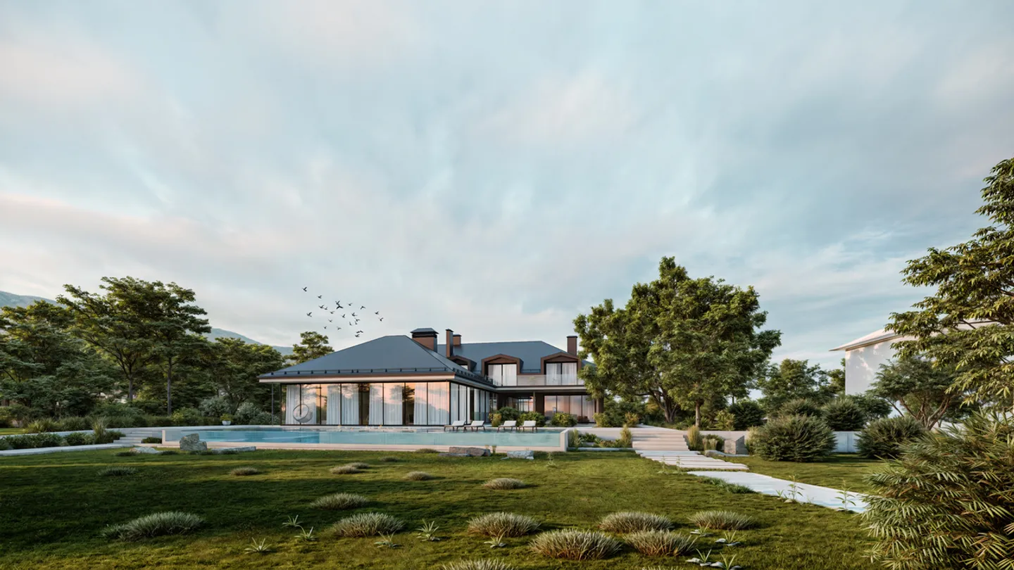 Progetto di una villa eccezionale a piedi nell'acqua! - Foto 1 di 5