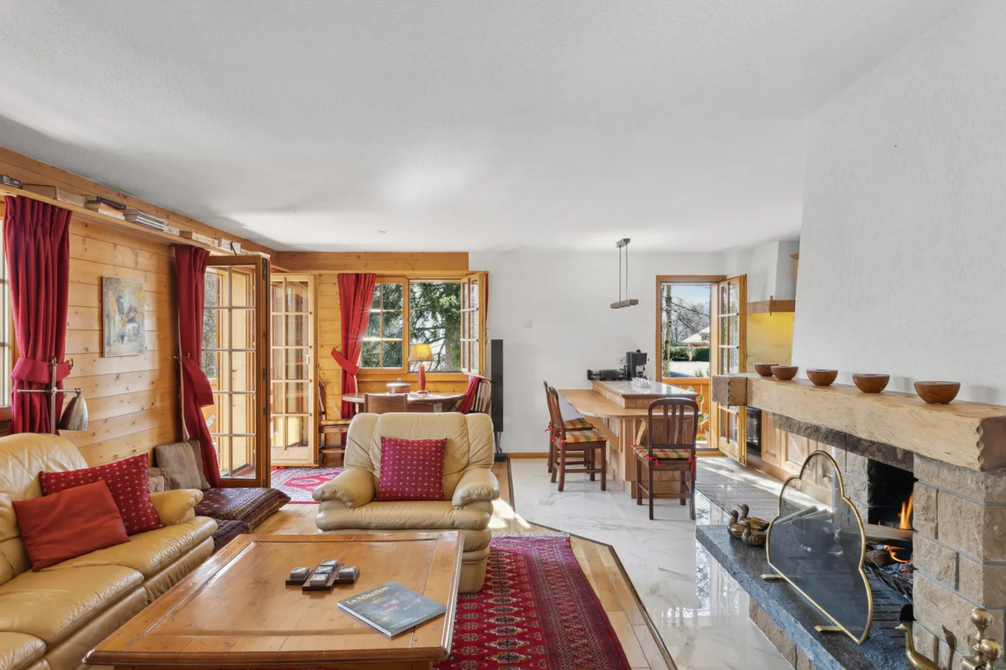 Villars 3.5p charme e comfort, vista magnifica, balcone, 2 posti auto - Foto 1 di 13