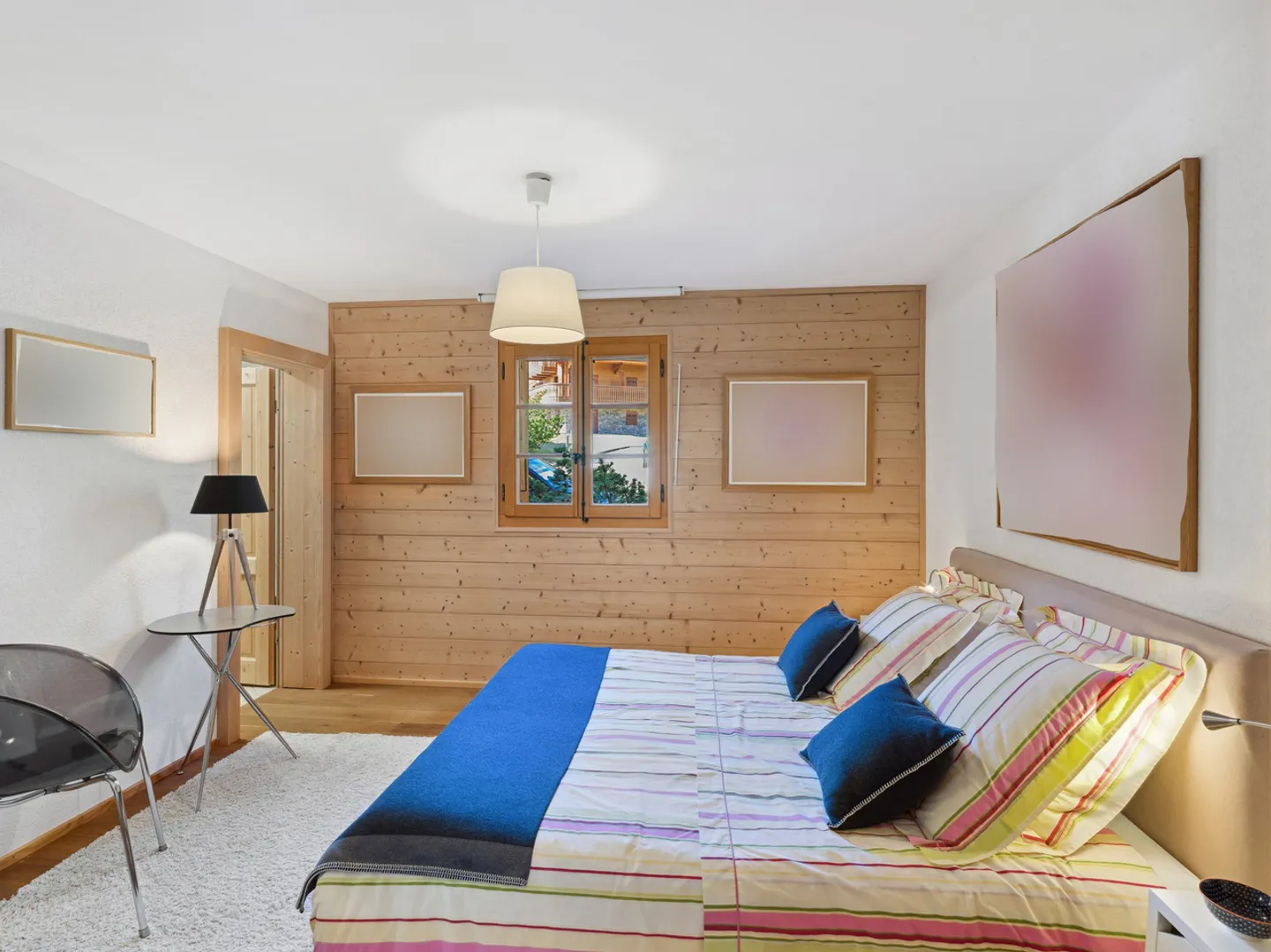 Magnifico 4.5p camino, giardino privato, vista, 2 parcheggi - Foto 9 di 13