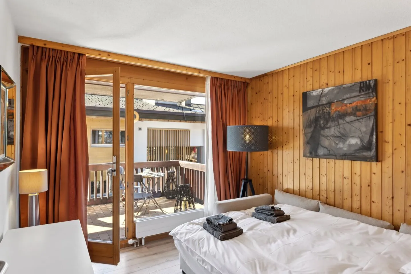 In the center of Villars, 3p with a large balcony, recently renovated - Photo 6 of 13
