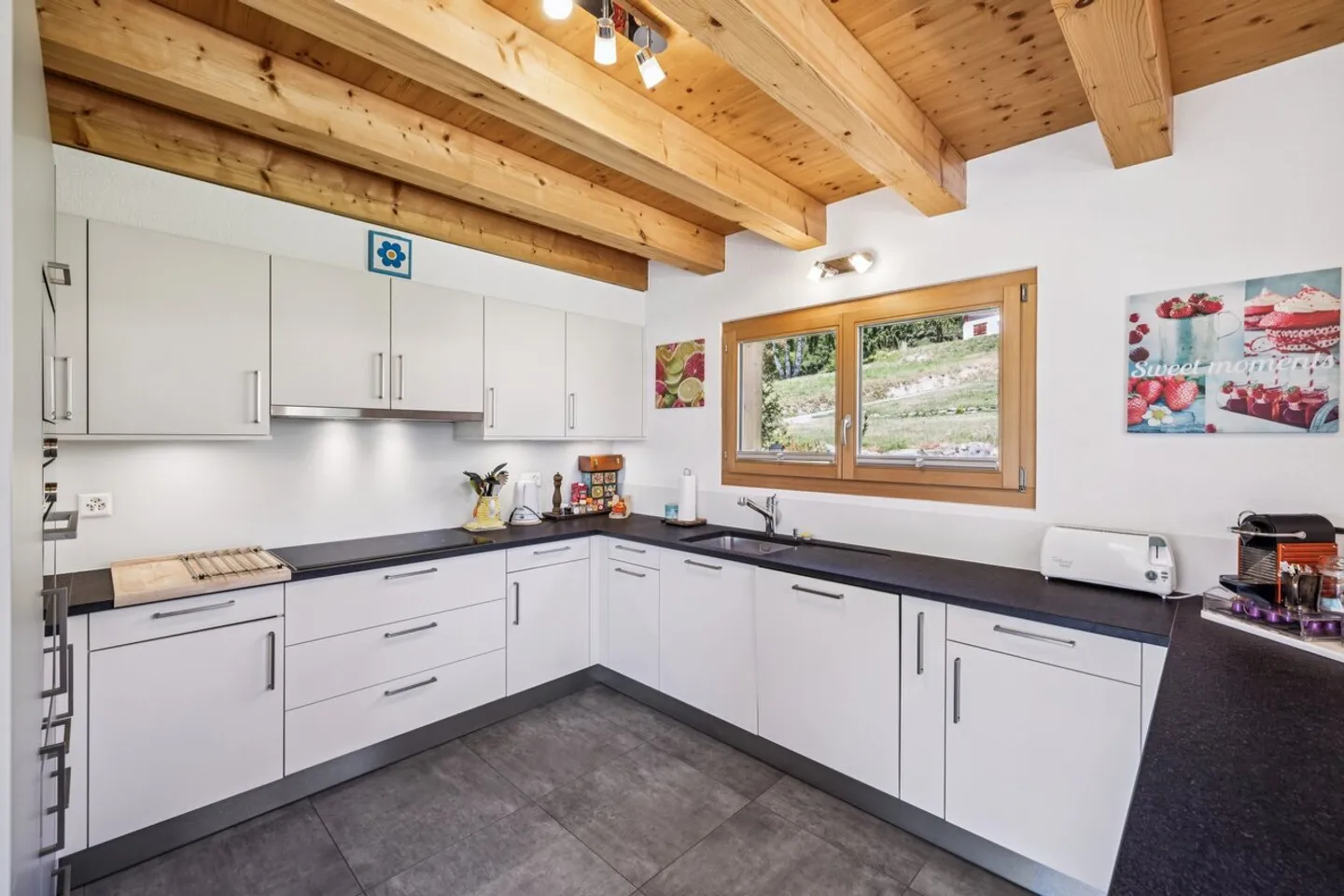 Zeitgenössisches Chalet mit Panoramablick - Hauptwohnsitz - Foto 5 von 12