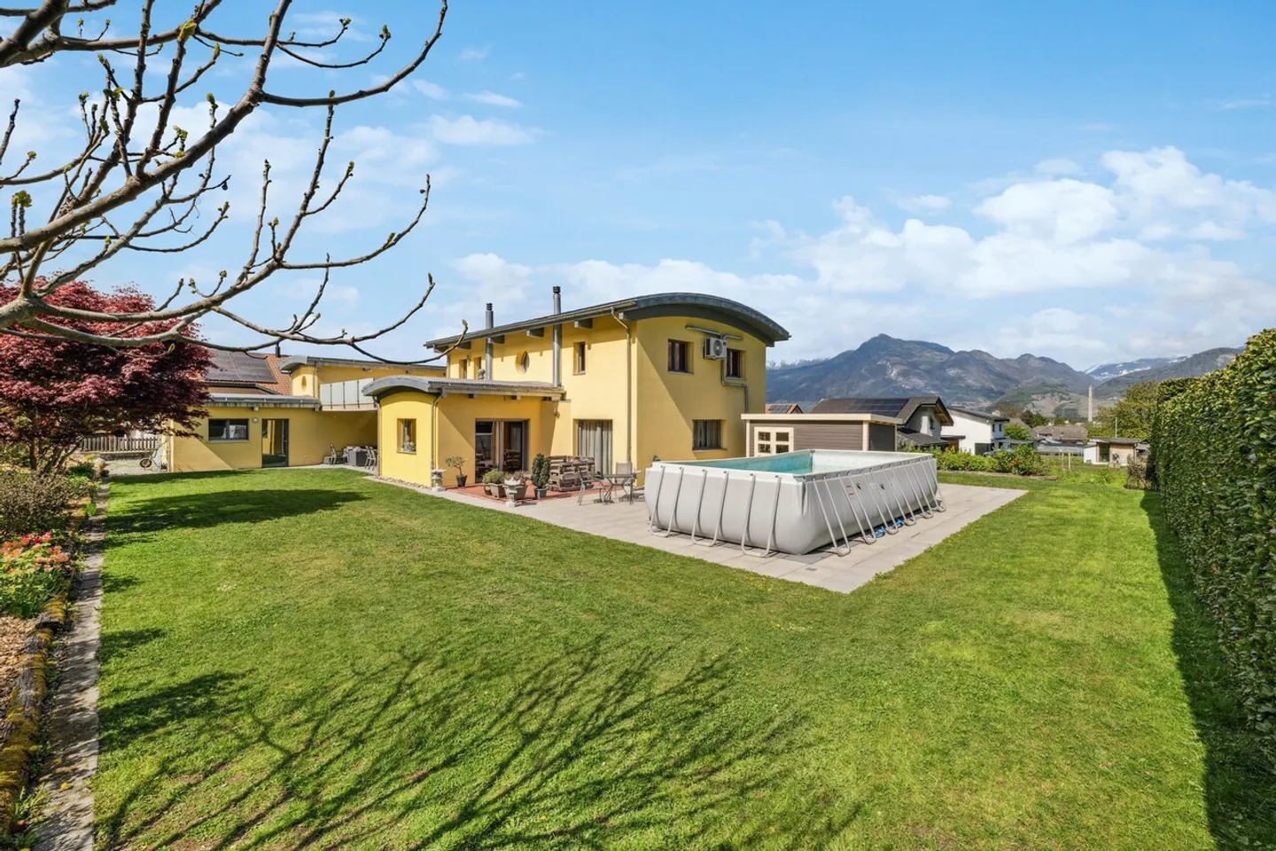 Villa contemporanea con annesso a Muraz-Collombey - Foto 2 di 12