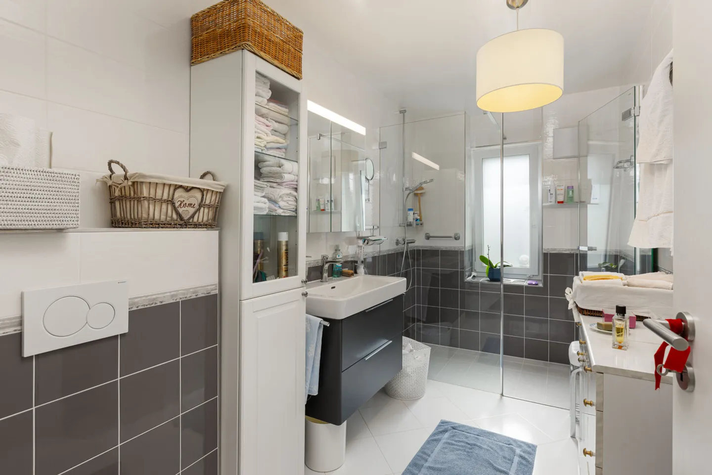 A 15 MN DE GLAND, BEL APPARTEMENT 85m², JARDIN, VUE LAC ET Mt BLANC - Foto 9 von 13