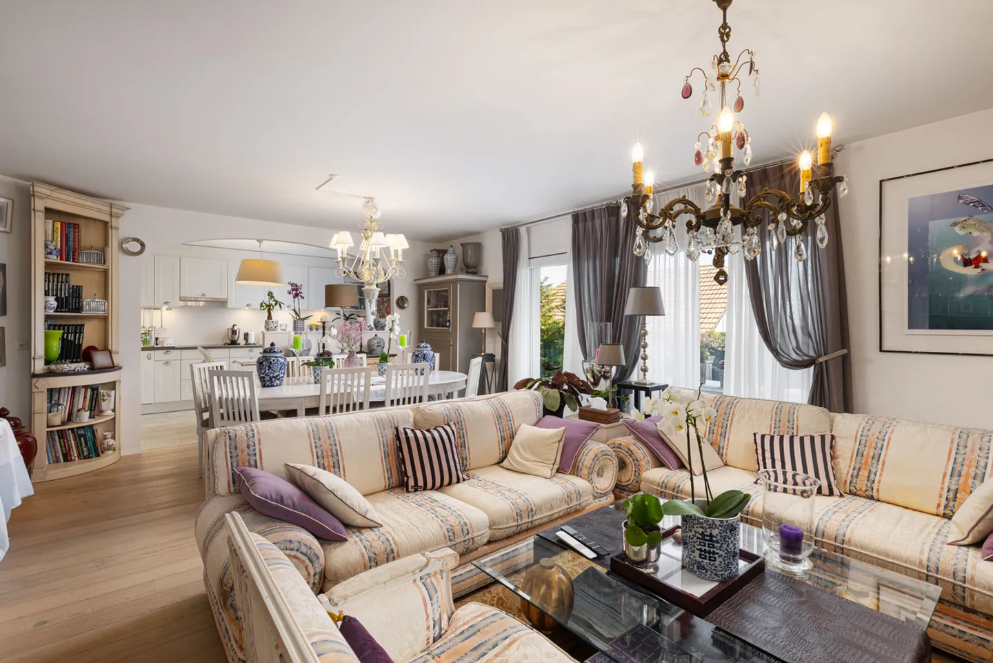 A 15 MN DE GLAND, BEL APPARTEMENT 85m², JARDIN, VUE LAC ET Mt BLANC - Foto 5 von 13