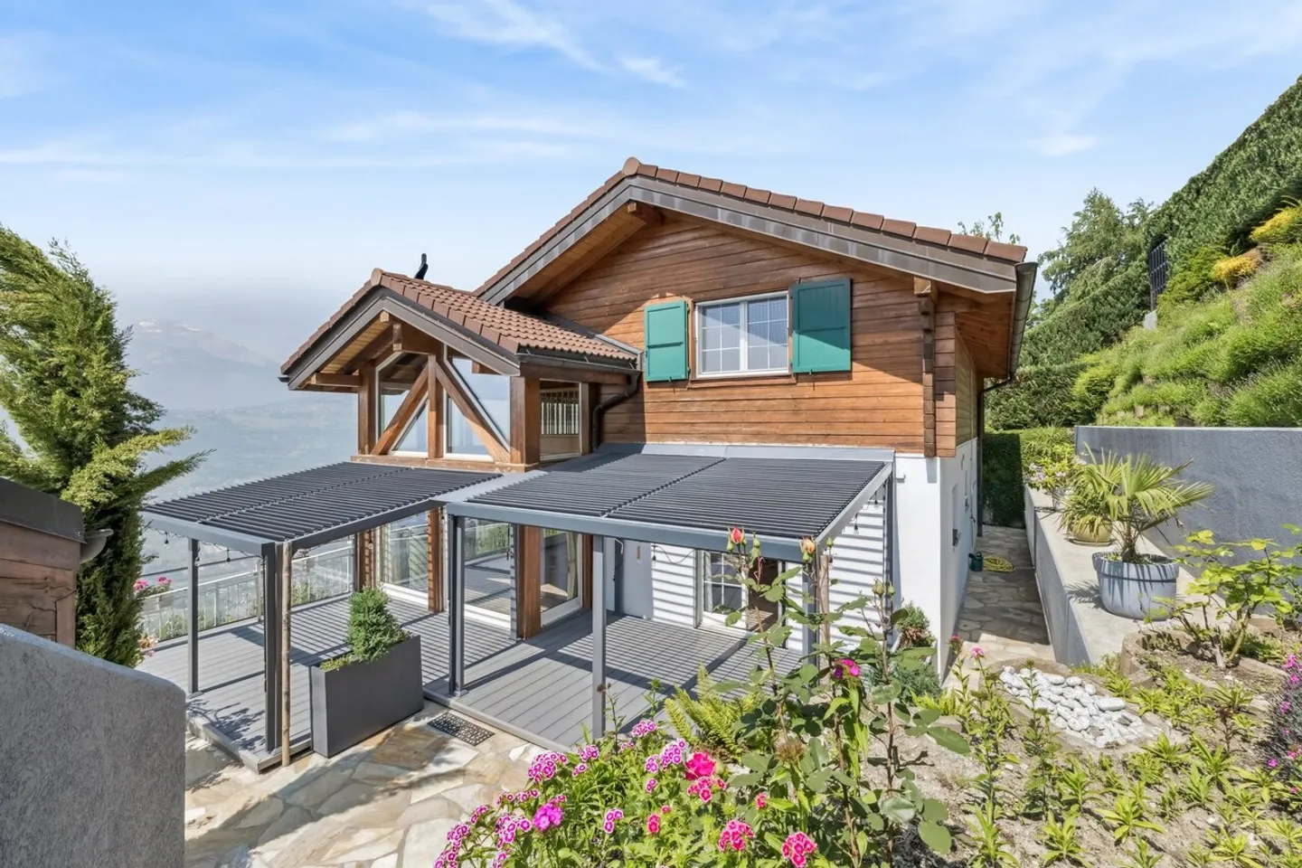 Vue panoramique &amp; élégance alpine avec piscine - Photo 12 sur 13