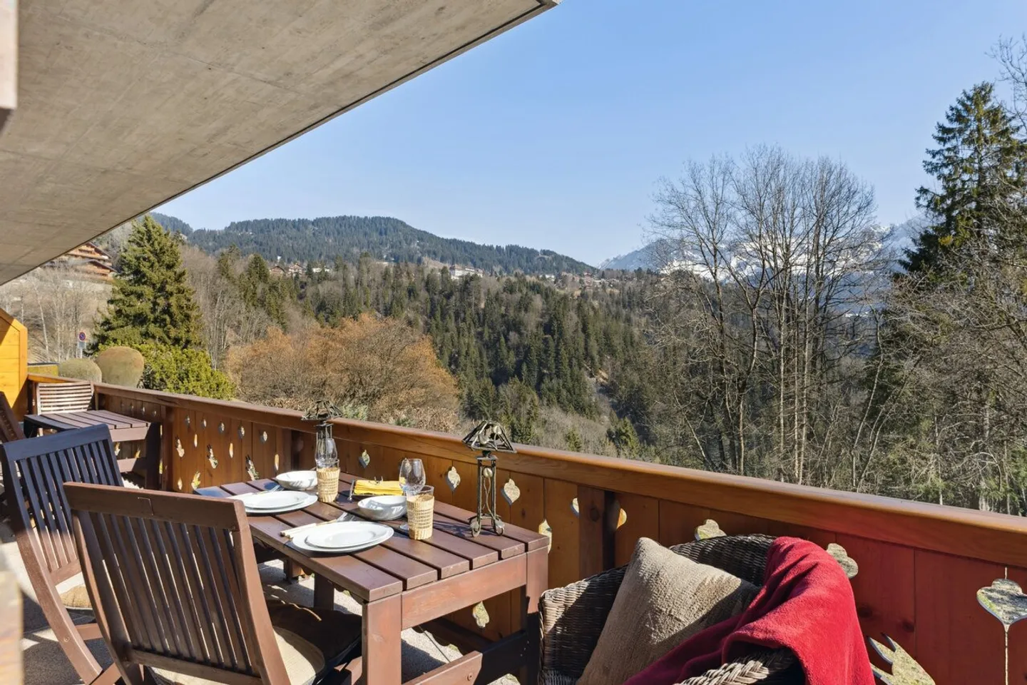 Villars 3.5p charme e comfort, vista magnifica, balcone, 2 posti auto - Foto 9 di 13