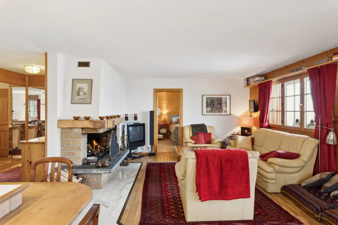 Villars 3.5p charme e comfort, vista magnifica, balcone, 2 posti auto - Foto 8 di 13