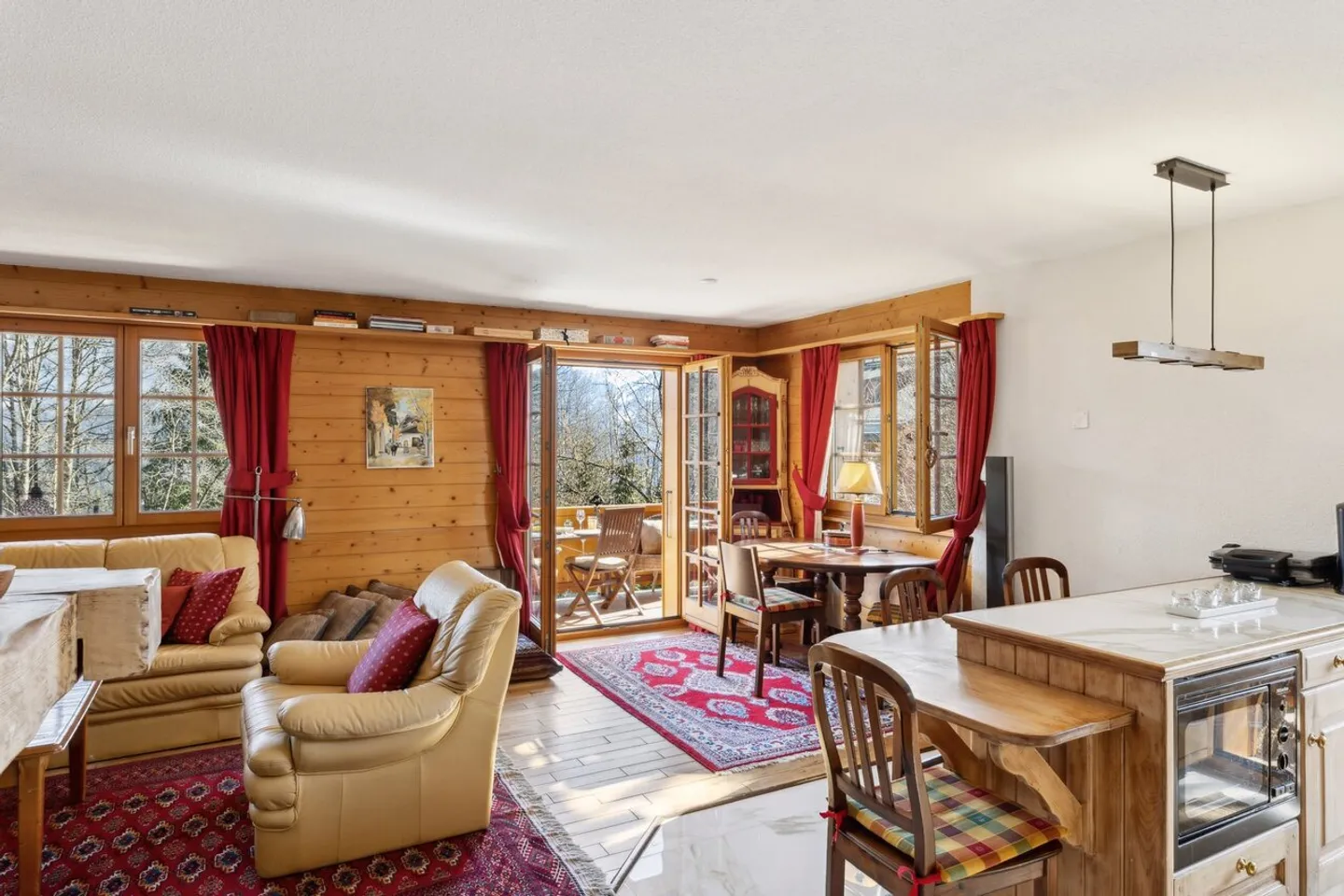 Villars 3.5p charme e comfort, vista magnifica, balcone, 2 posti auto - Foto 4 di 13