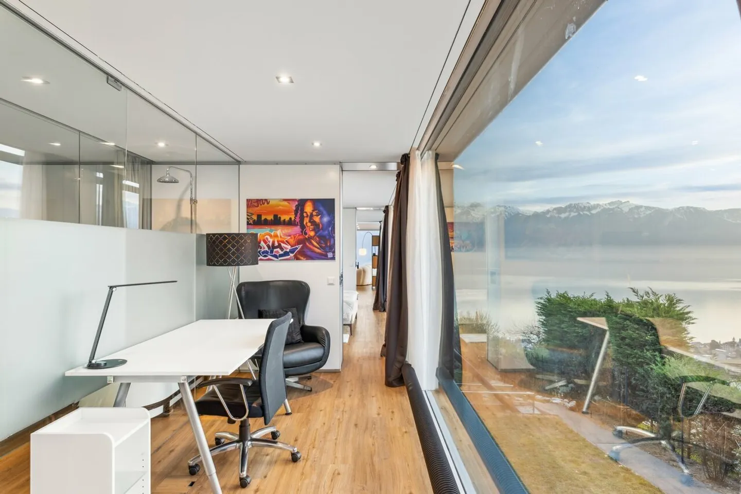 Chef-d'OEuvre au coeur de la Riviera ! Vue à 360°, à 10 minutes de Vevey - Photo 12 sur 13