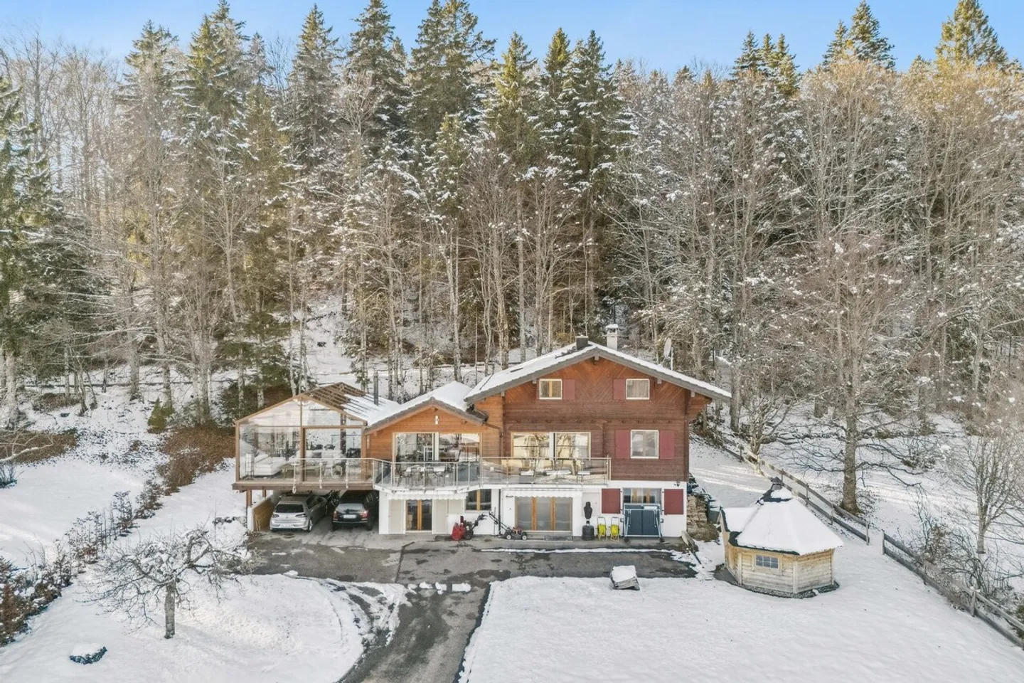 Villa et terrain constructible : calme, nature et vue lac - Photo 8 sur 8