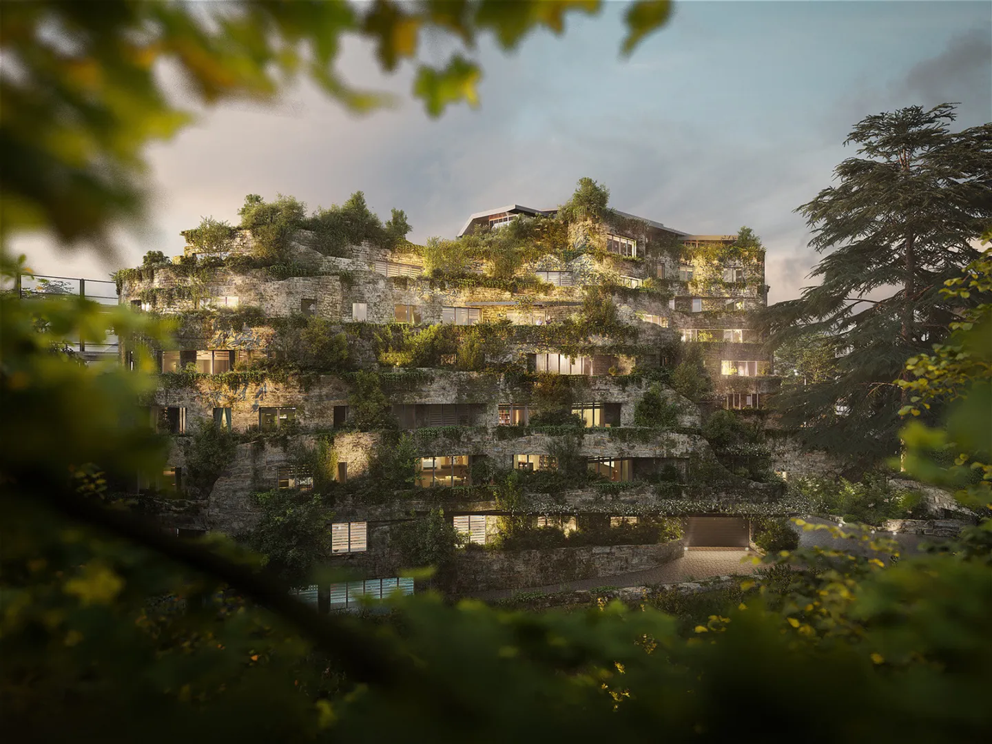 O'Belmont von Jean Nouvel - Lot A10 Luxuswohnung mit 4 Zimmern - Foto 2 von 9
