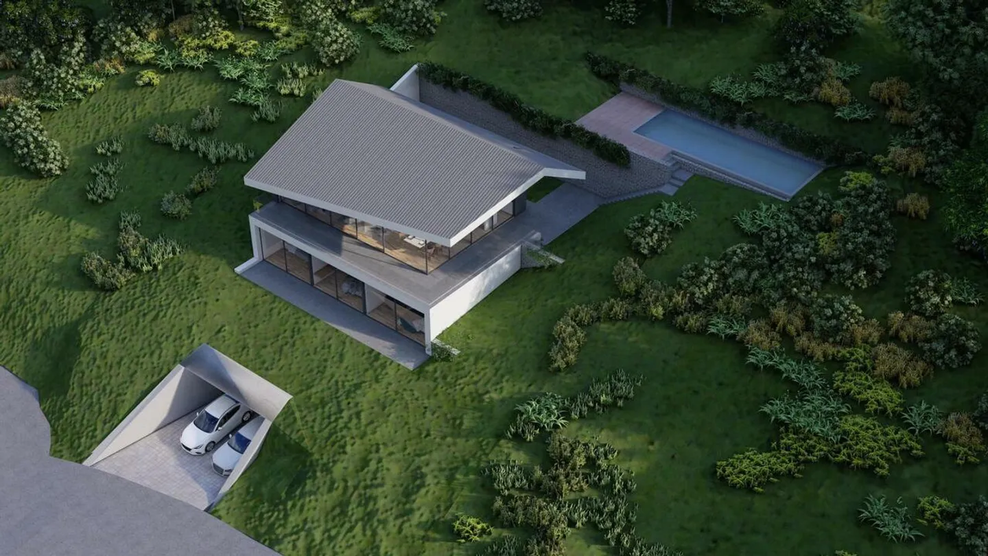 Plot with valid permit and project for a detached villa - Photo 4 of 6