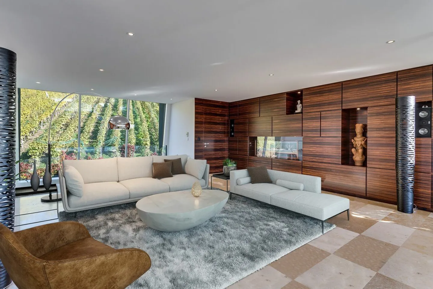 Lussuoso duplex attico con vista panoramica a 360° a Montreux - Foto 3 di 13