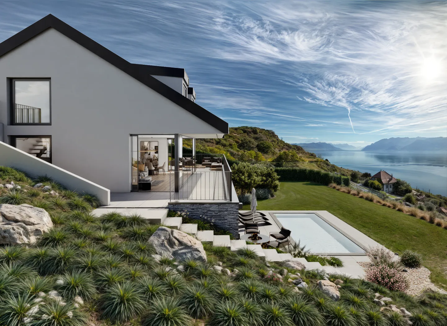 Una vista mozzafiato, villa individuale su progetti. - Foto 1 di 6