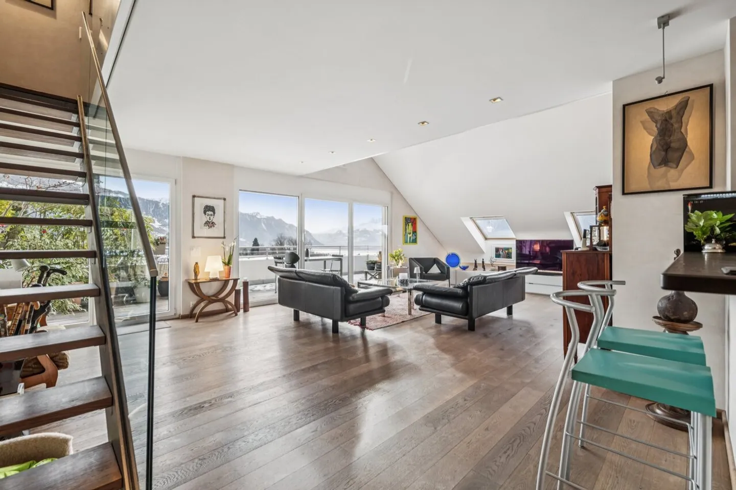 Magnifico duplex nel centro città con vista lago - Foto 7 di 13