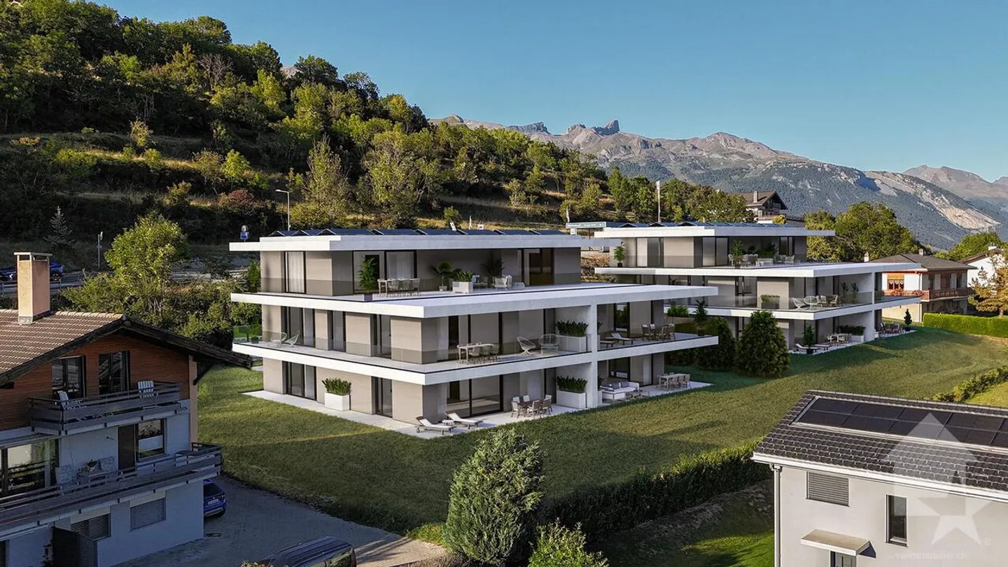 Chermignon, ultimo appartamento nuovo 5.5 stanze in costruzione - Foto 3 di 11