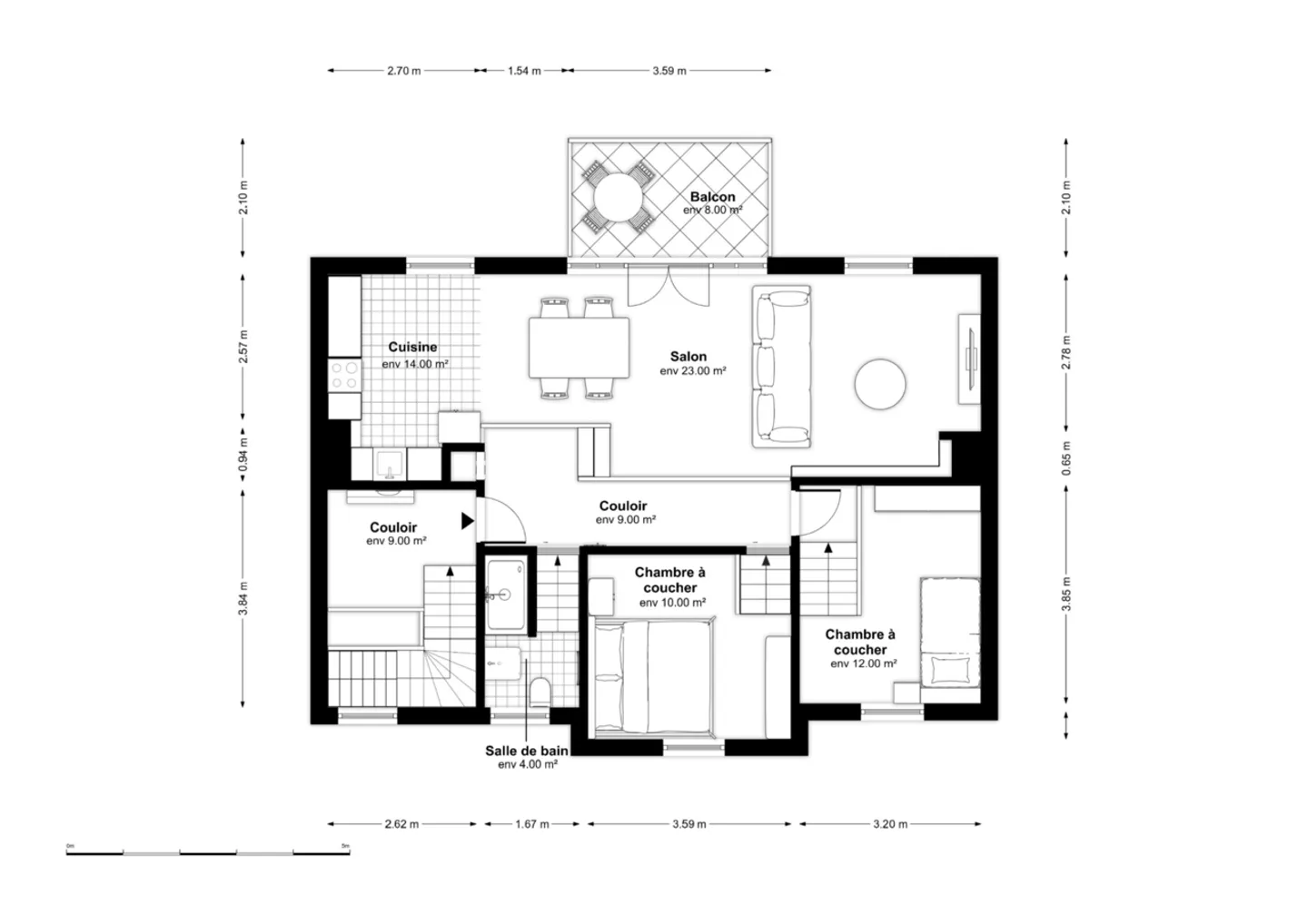 Incantevole appartamento di 3.5 locali nel cuore di Morges - In esclusiva - Foto 6 di 6