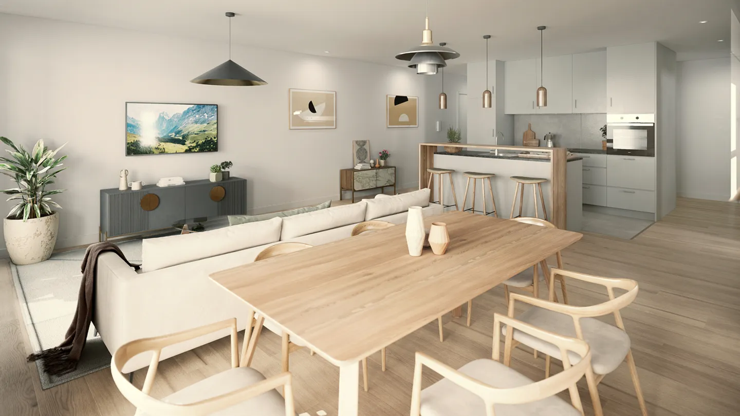 Appartamento di 3,5 locali al piano terra Glâne 111 - Foto 7 di 13