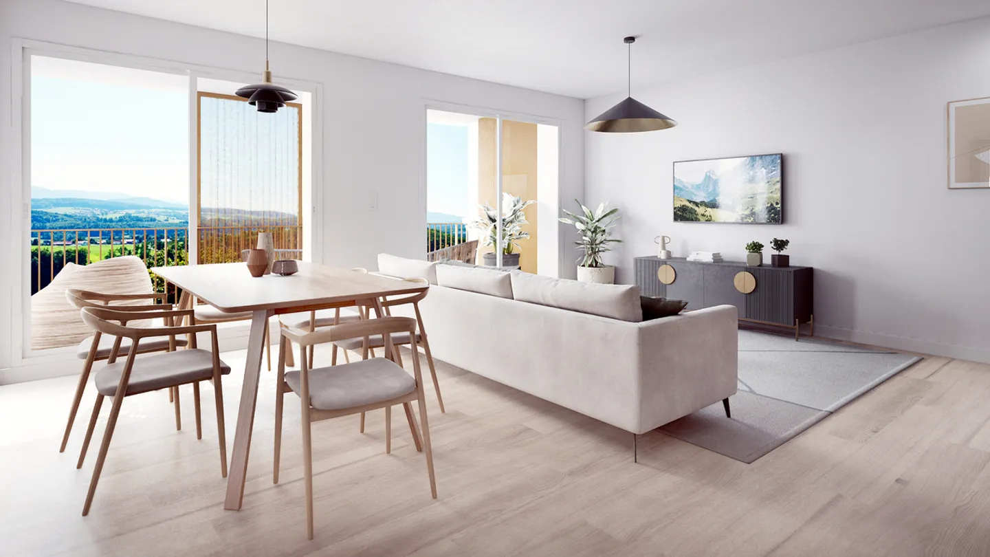 Appartamento di 3,5 locali al piano terra Glâne 111 - Foto 4 di 13